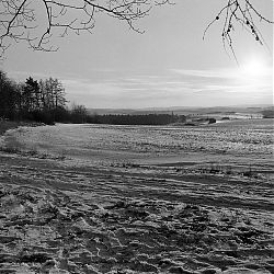 Drážky - zima